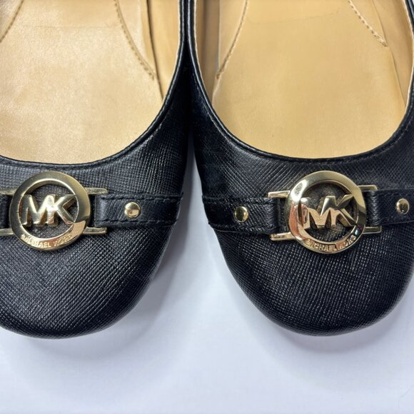 Michael Kors Black Leather Ballet Flats Size 6.5 – NWT - Picture 4 of 5